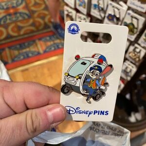 2025 Disney Parks Zootopia Judy Hopps Meter Maid Cart OE Pin BNWT